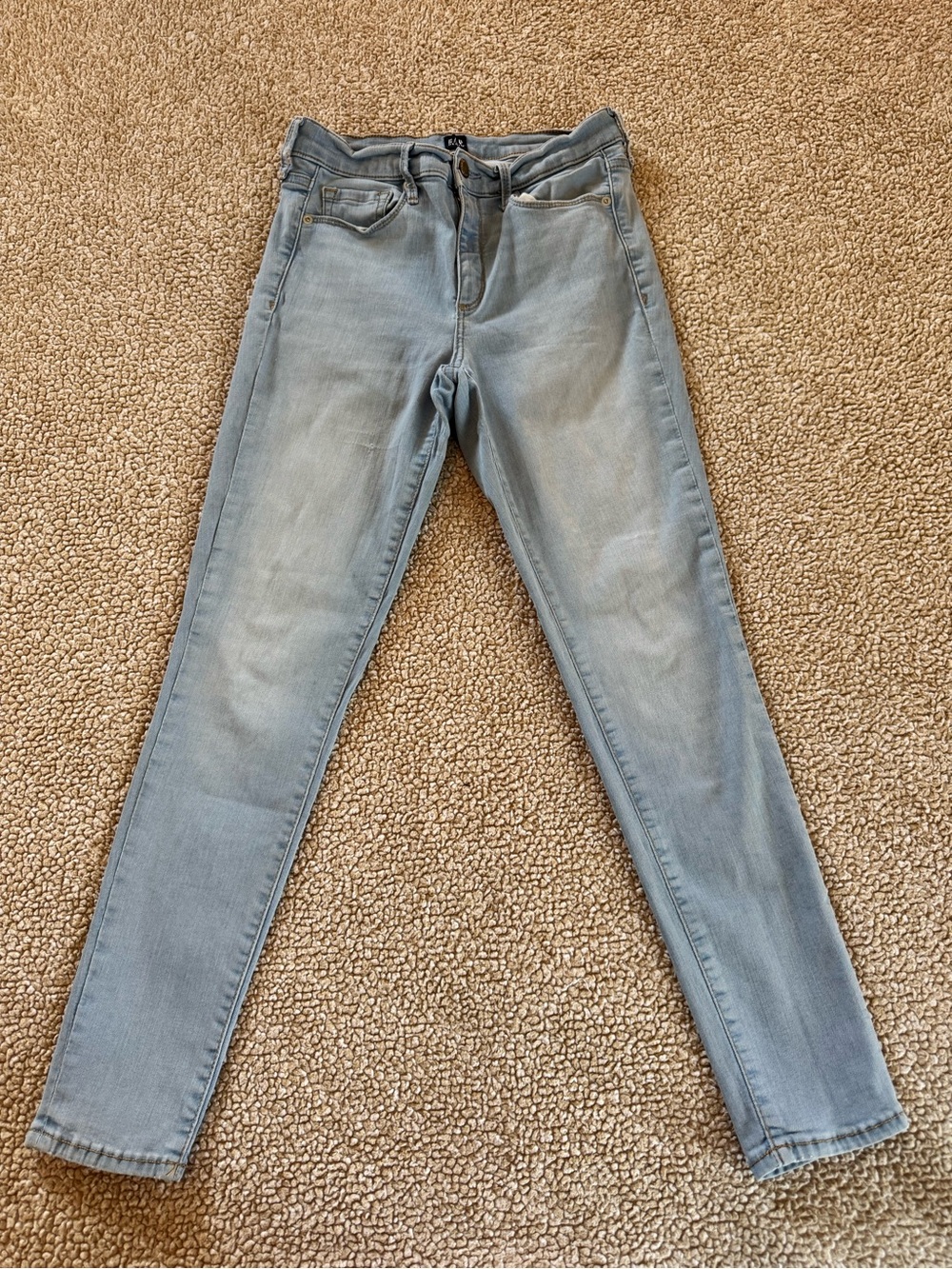 Gap Light Wash Stretch Skinny Jeans Size 28/6 Short